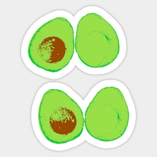 Avocado Sticker